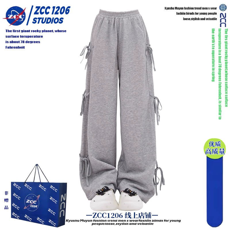 リボンスウェットトラックパンツ KOR29
