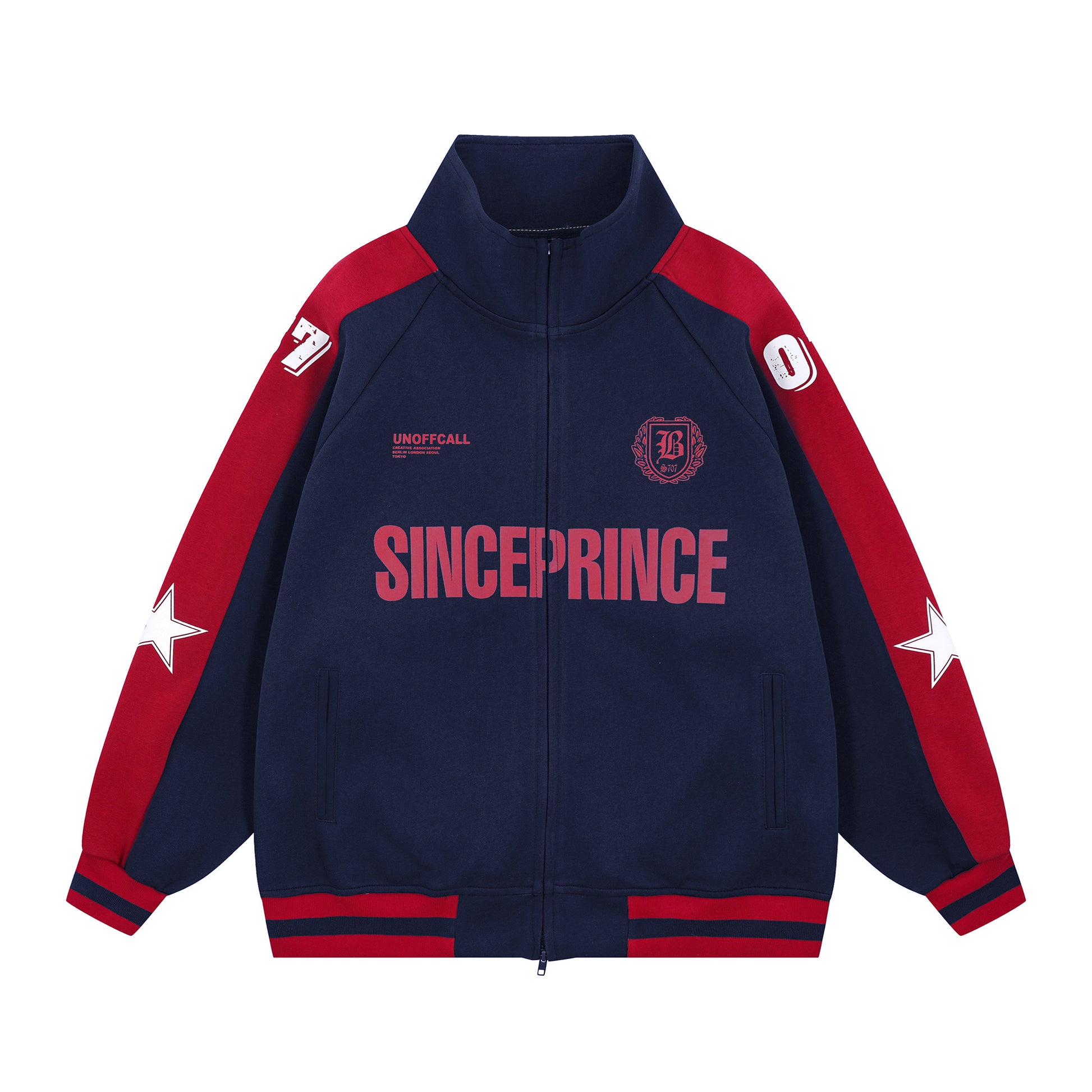 バイカラースポーティートラックジャケット KDS377