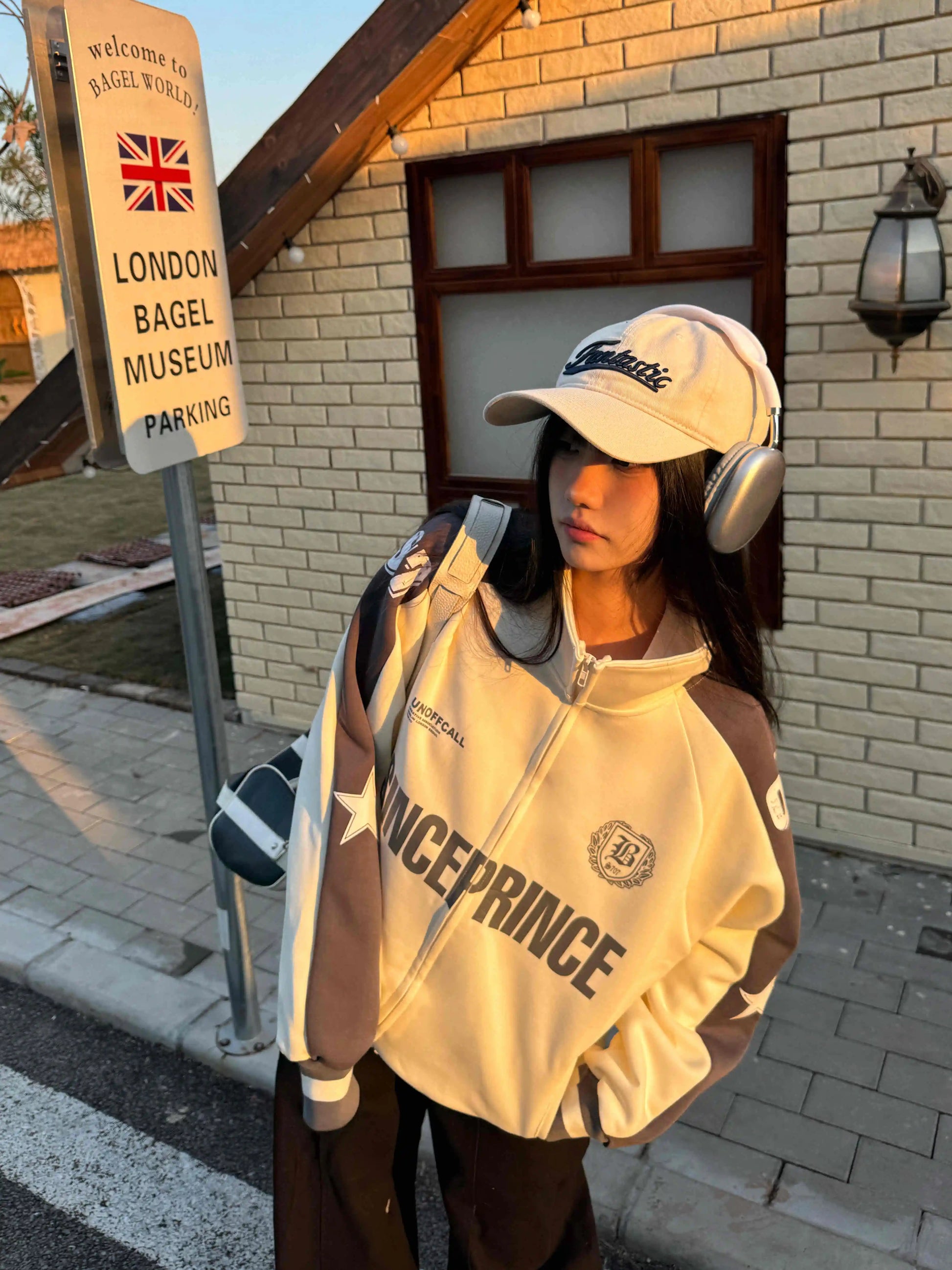 バイカラースポーティートラックジャケット KDS377