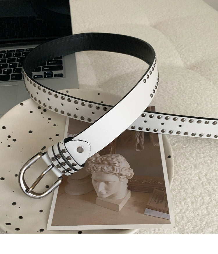 スタッズデコレーションベルト