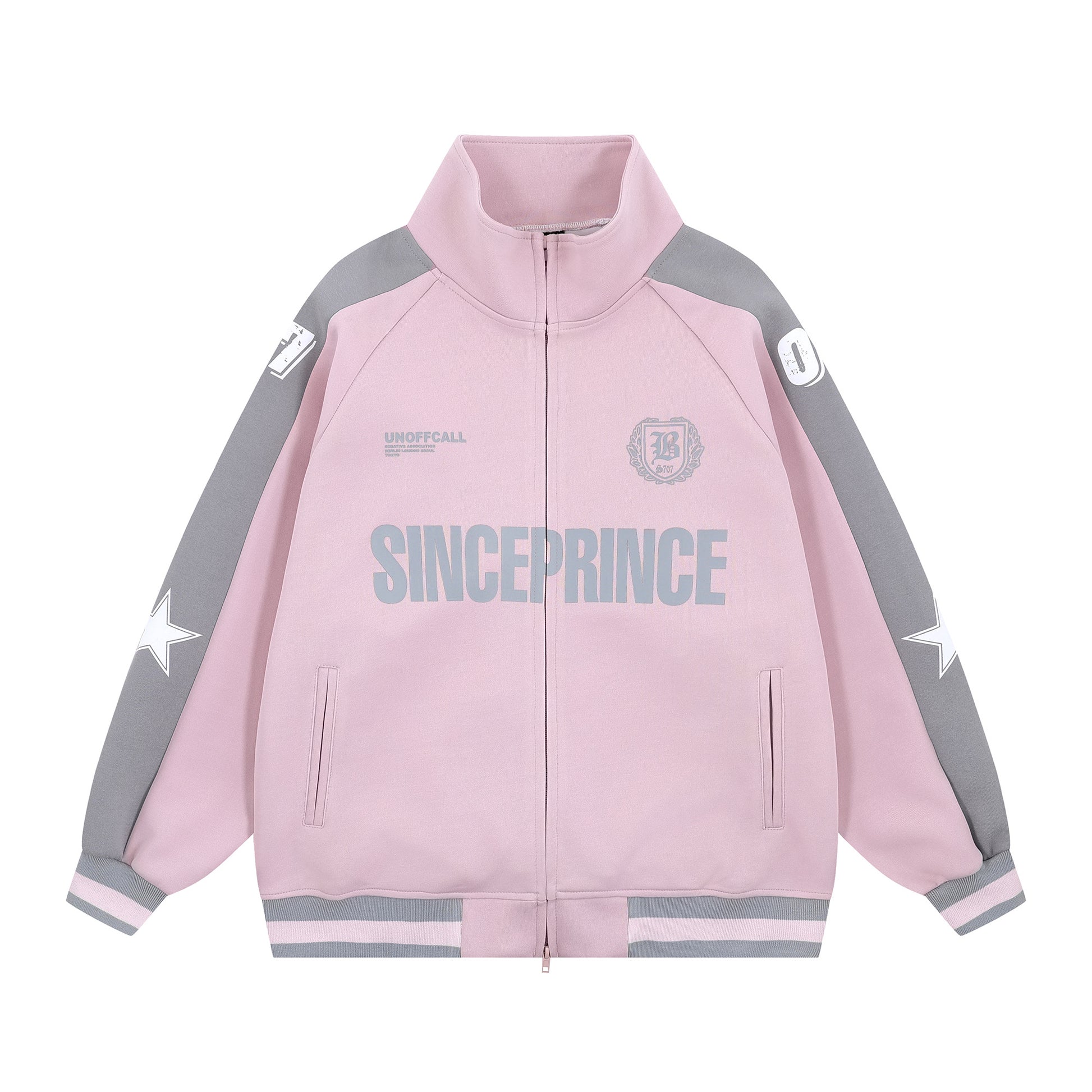 バイカラースポーティートラックジャケット KDS377