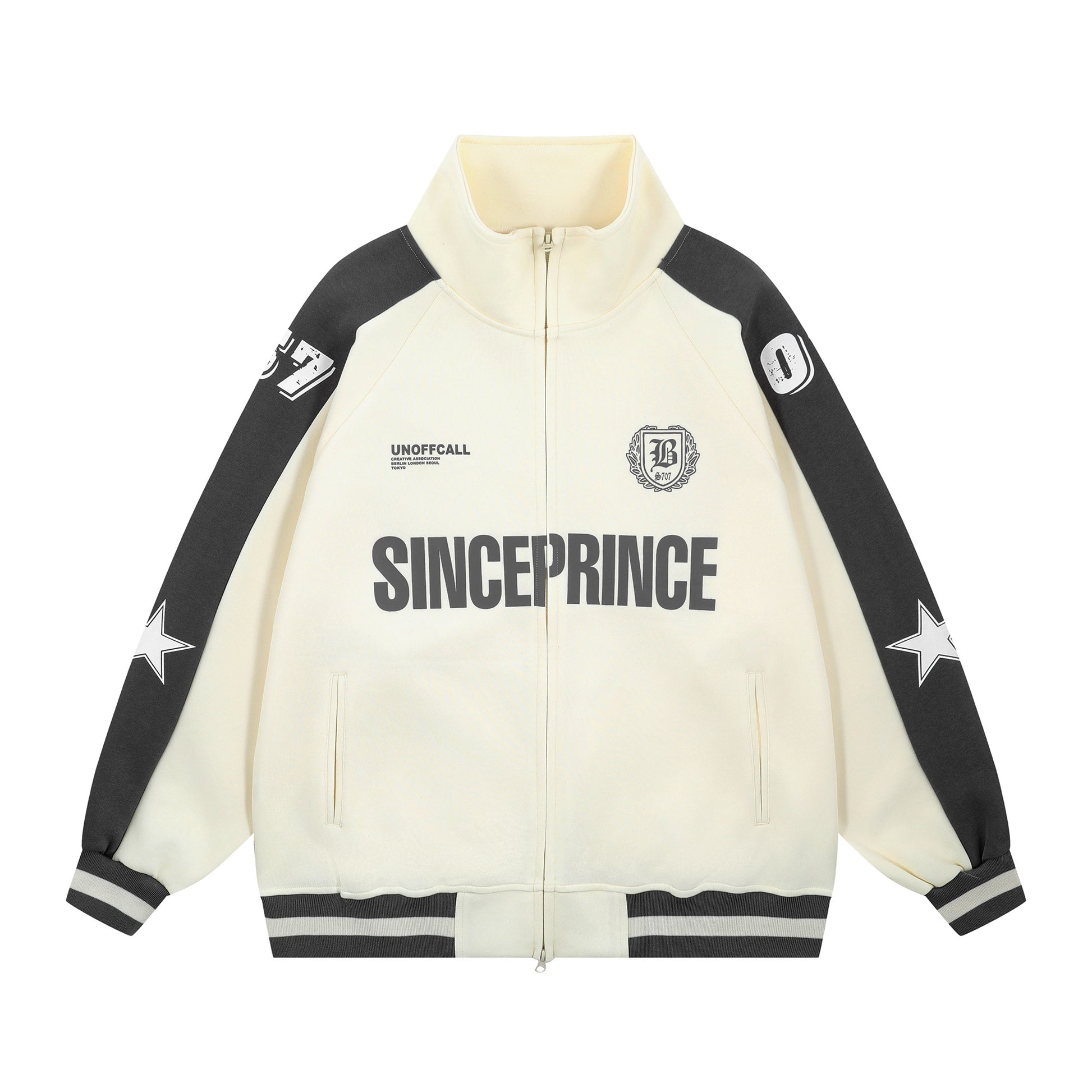 バイカラースポーティートラックジャケット KDS377