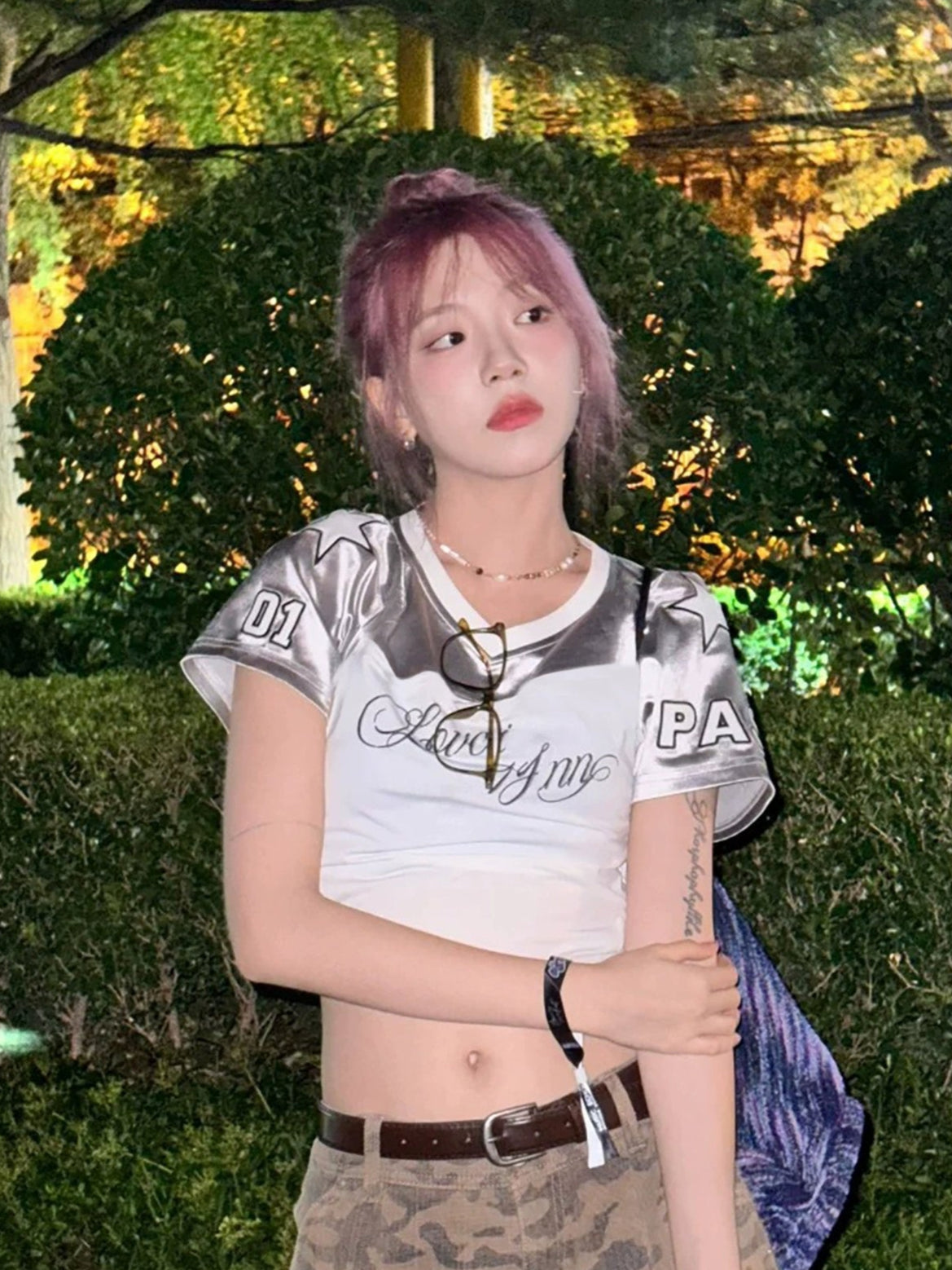 ユニフォームクロップドTシャツ