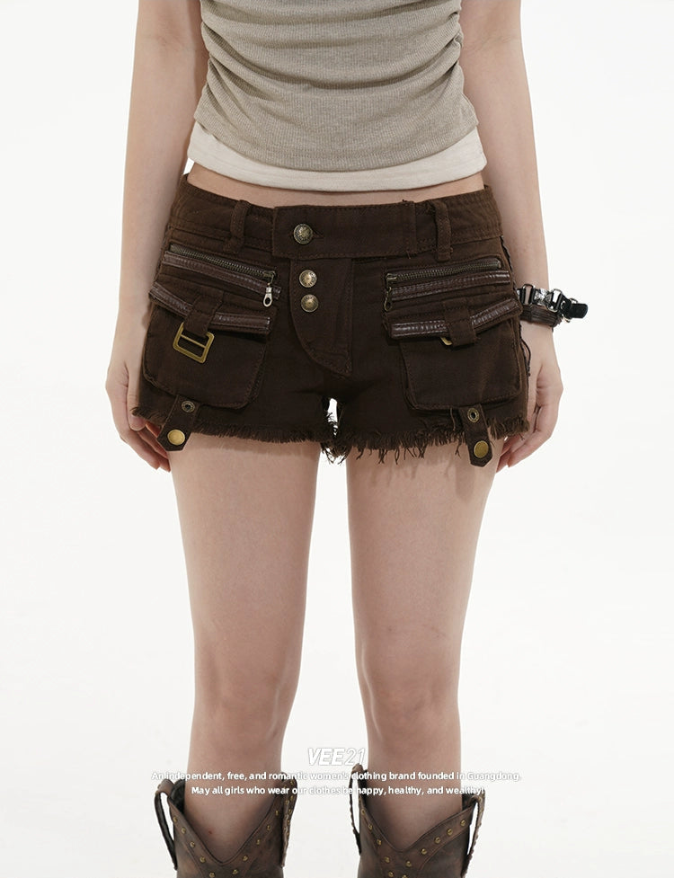 ミリグランジダメージショートパンツ