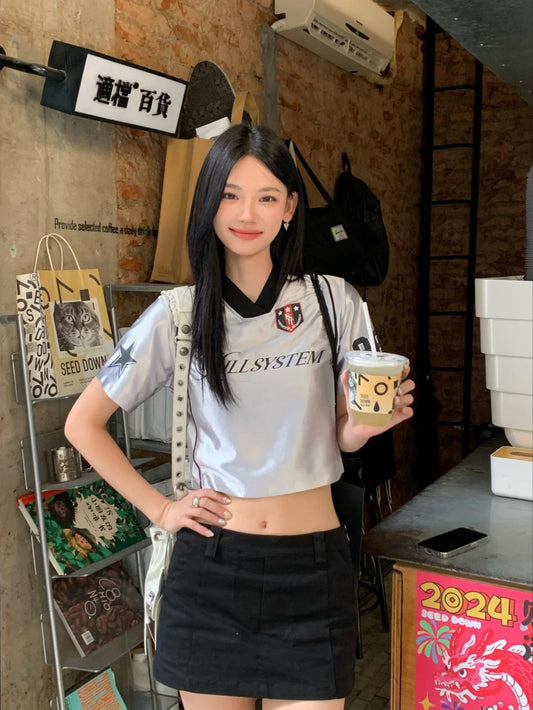 ナンバー88ユニフォームクロップドTシャツ