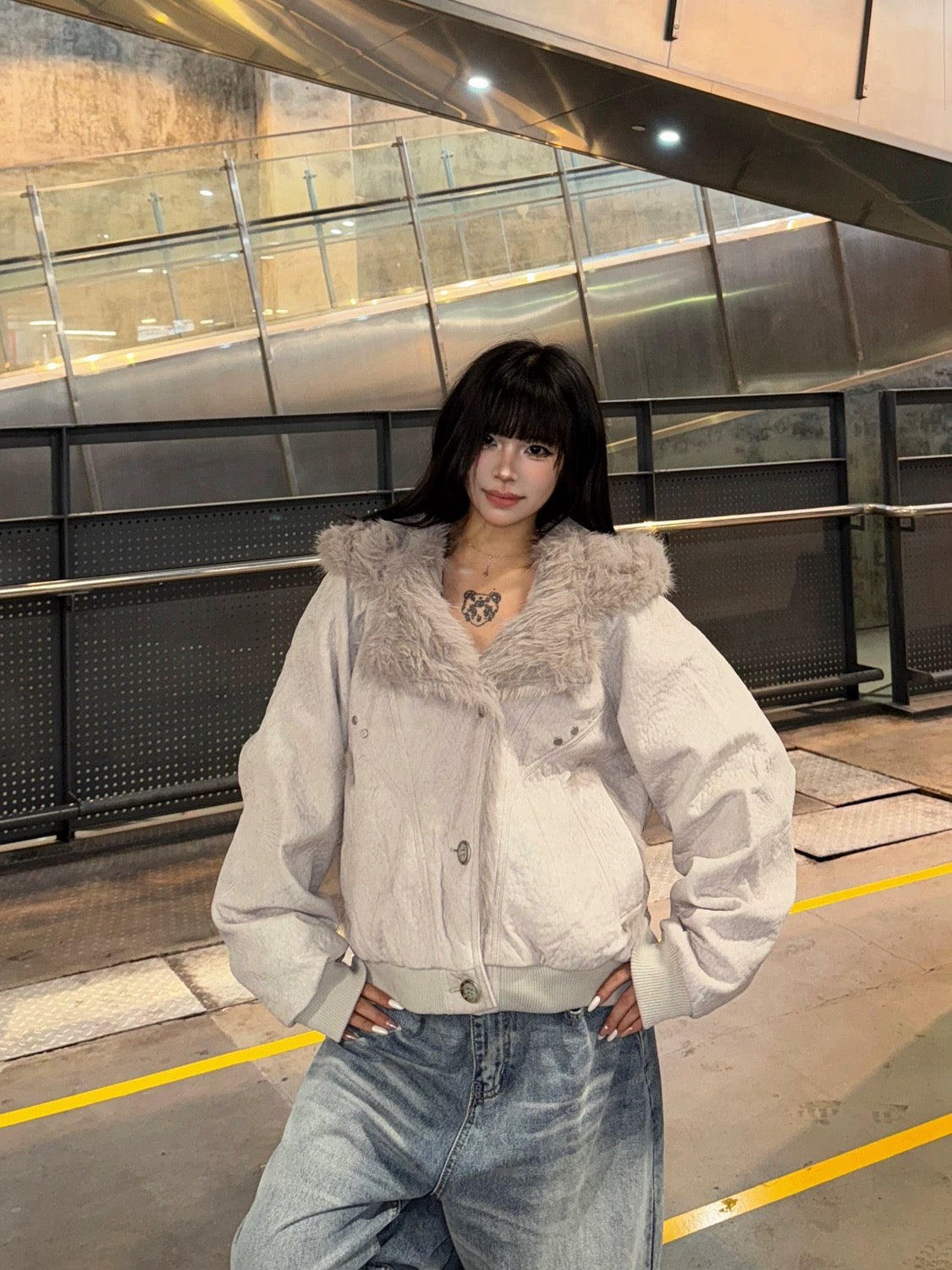 ノーザンスター　裏ボアファーフードジャケット