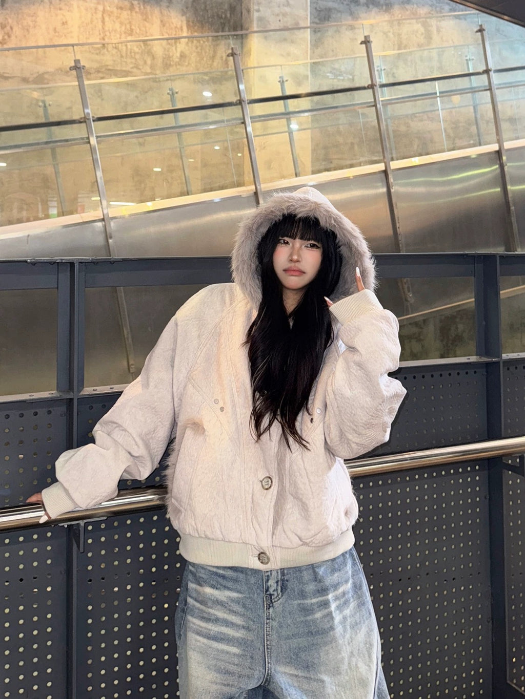 ノーザンスター　裏ボアファーフードジャケット