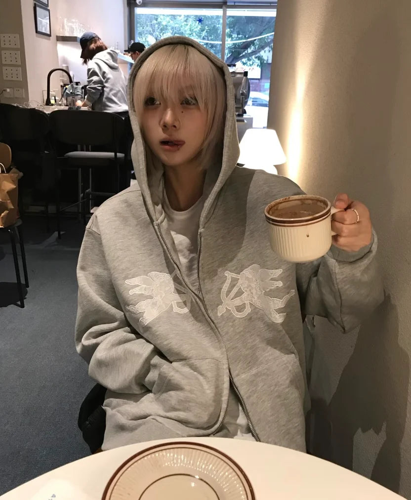 エンジェルレター ジップフーディ