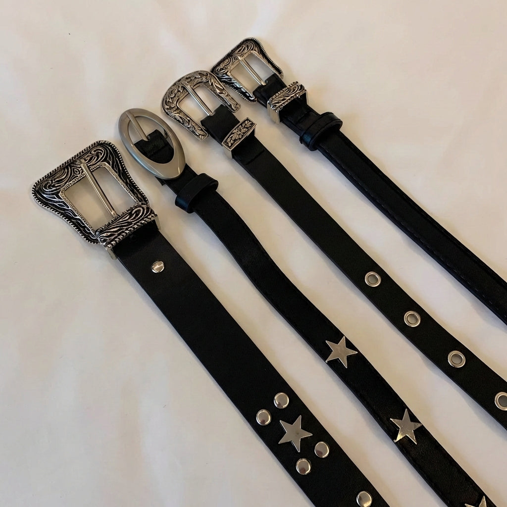 ヴィンテージウエスタンバックル レザーベルト