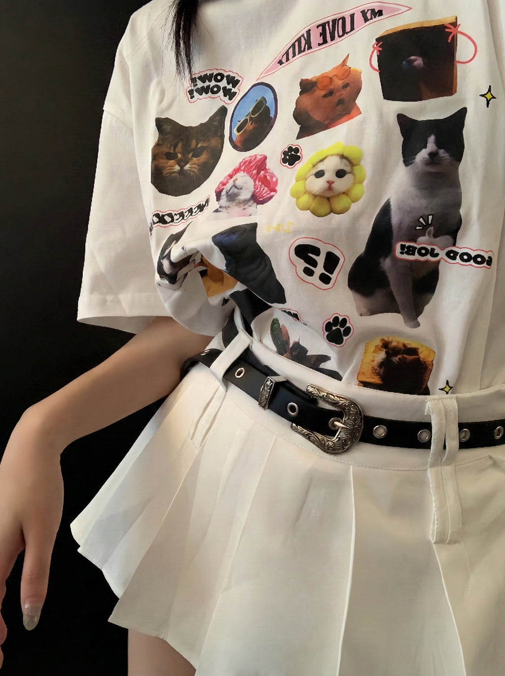 ヴィンテージウエスタンバックル レザーベルト