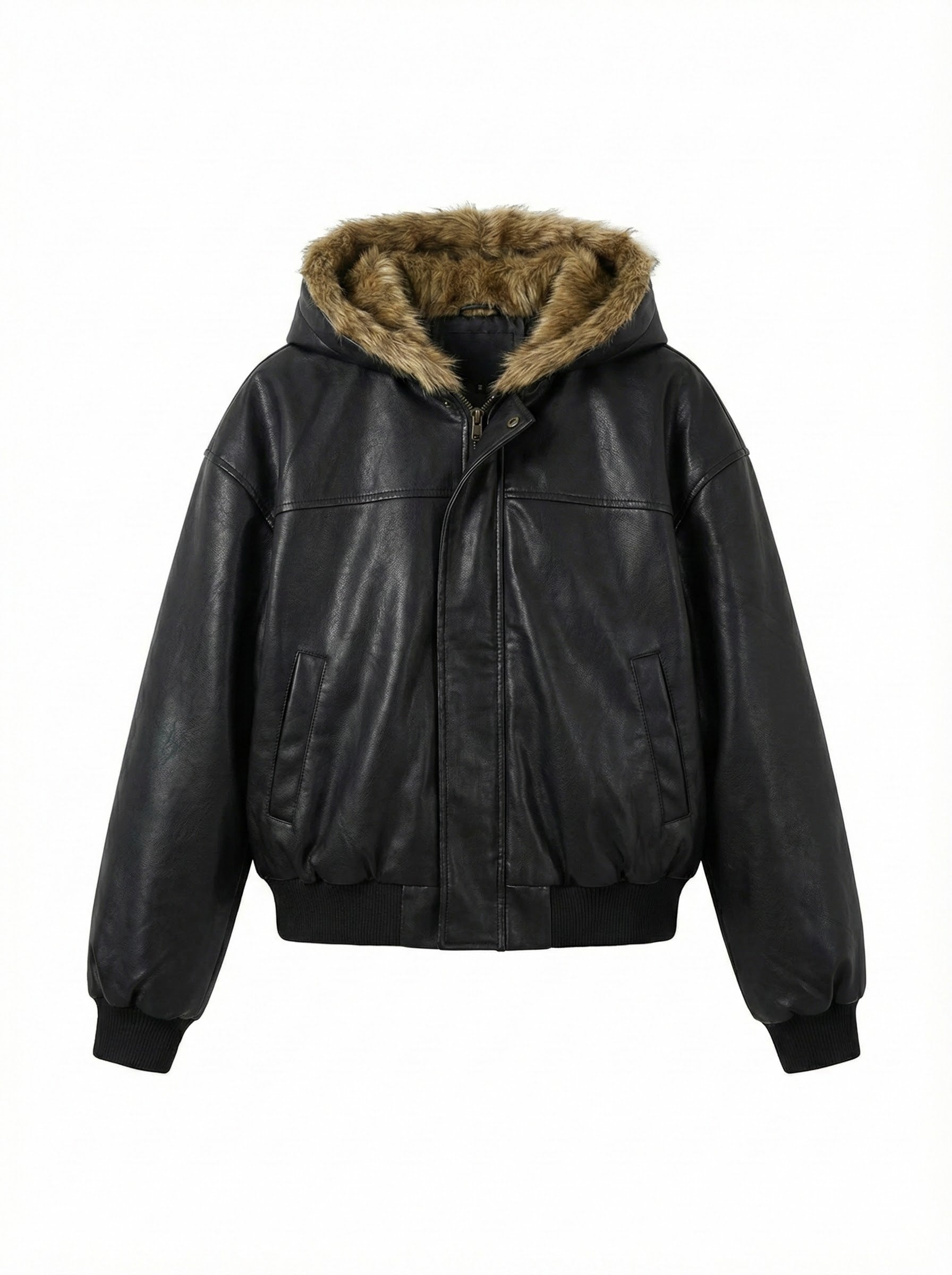 リバーシブルレザーファーオーバージャケット