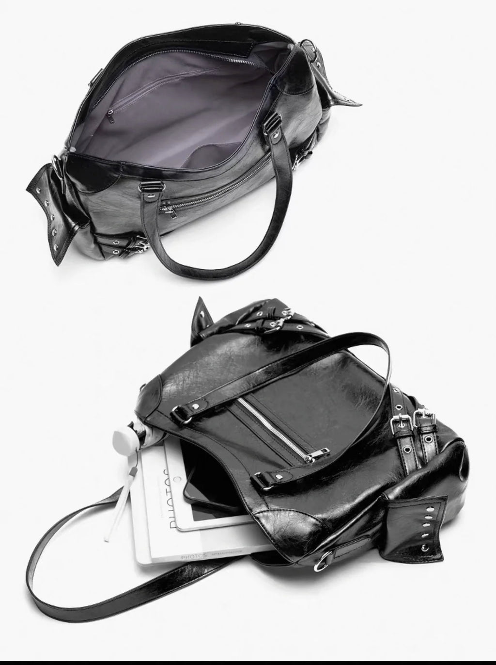 ヴィンテージレザーショルダーバッグ