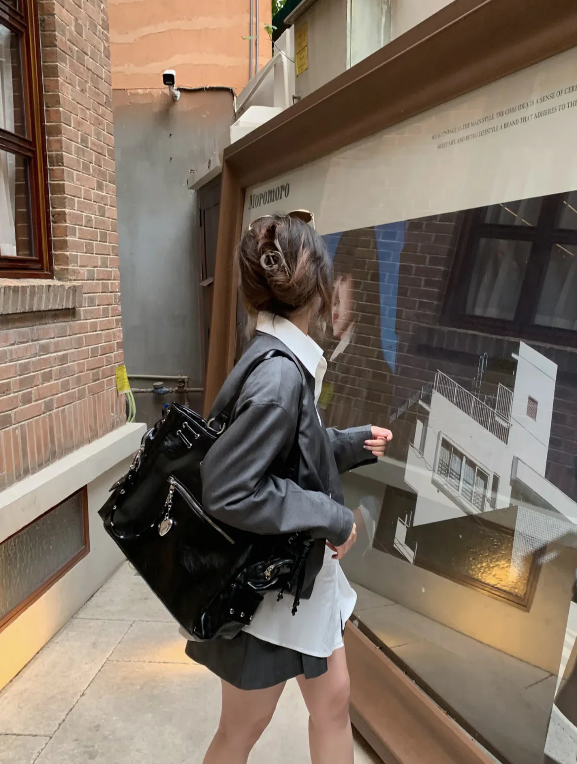 ヴィンテージレザーショルダーバッグ