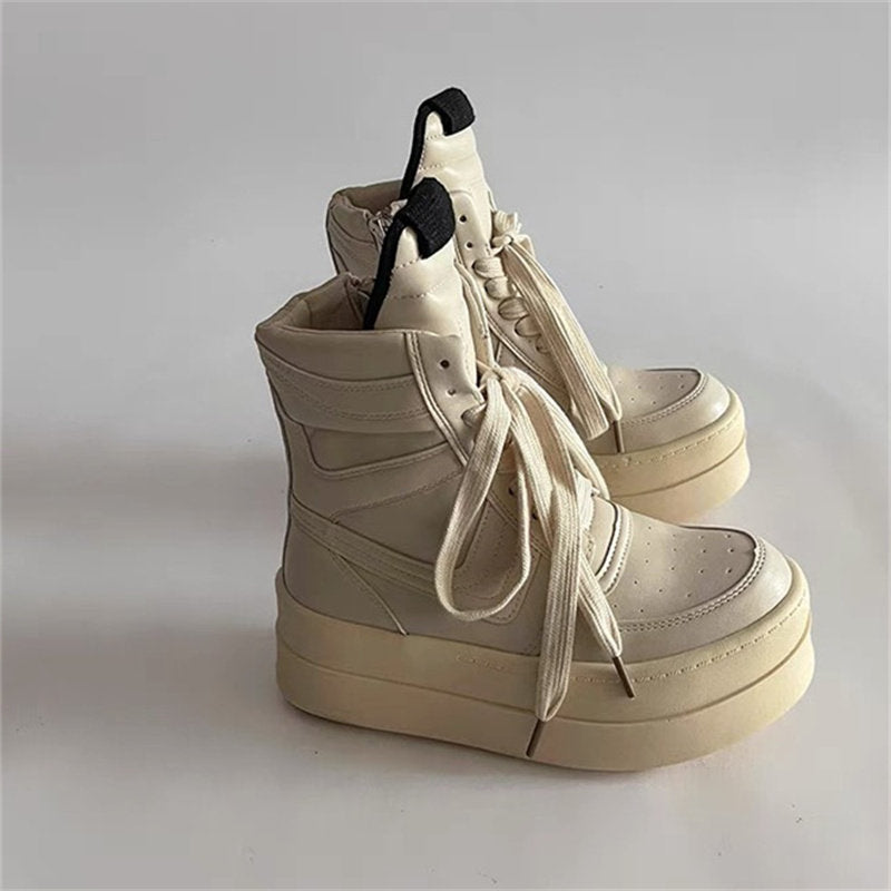 ボリュームソール ハイカットスニーカー