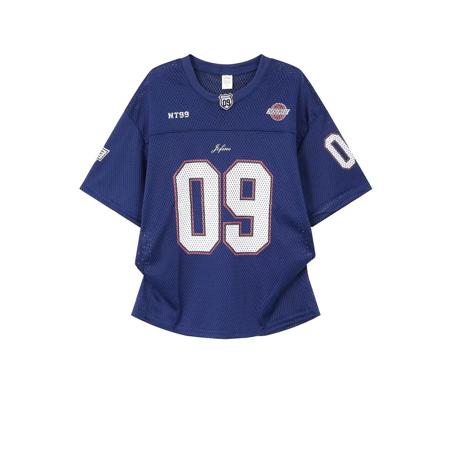 ナンバリングメッシュスポーツTシャツ