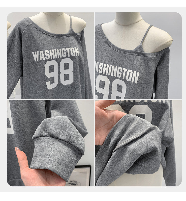 ナンバリング ワンショルスウェット