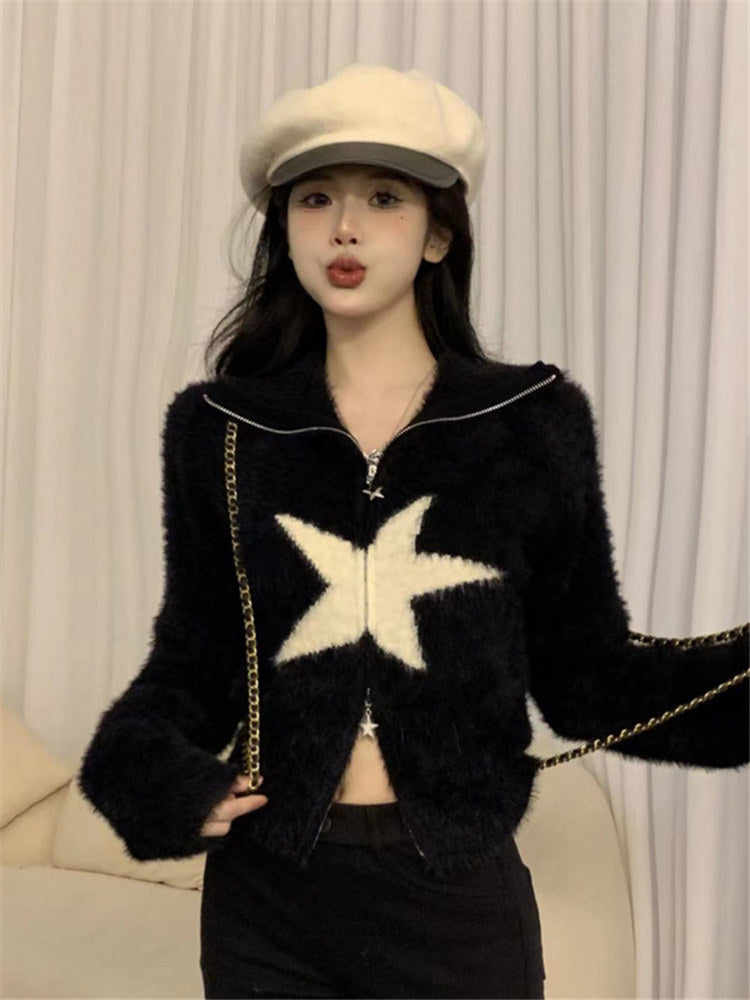 ビッグスター ルーズフェザーニット