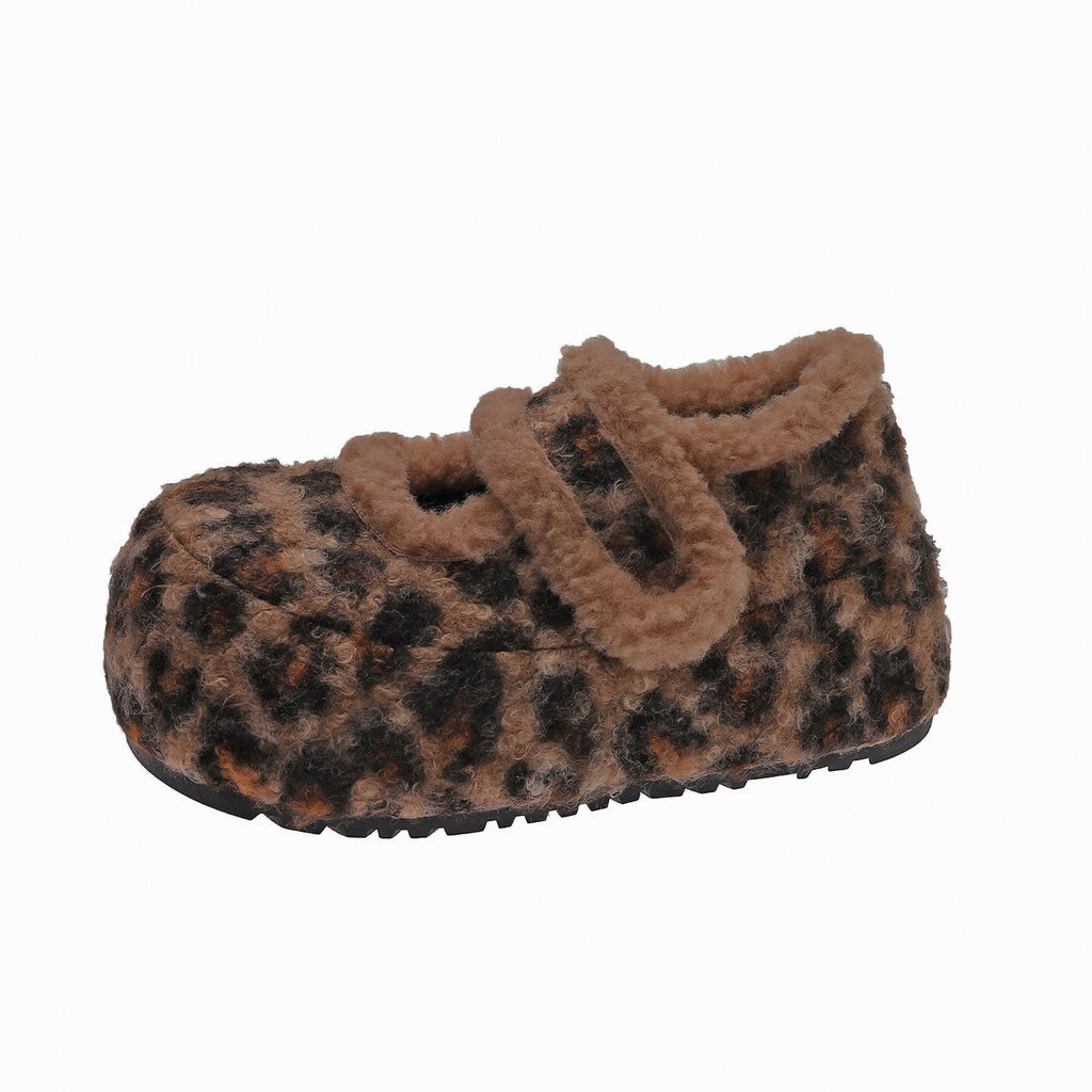 ウールフラットシューズ