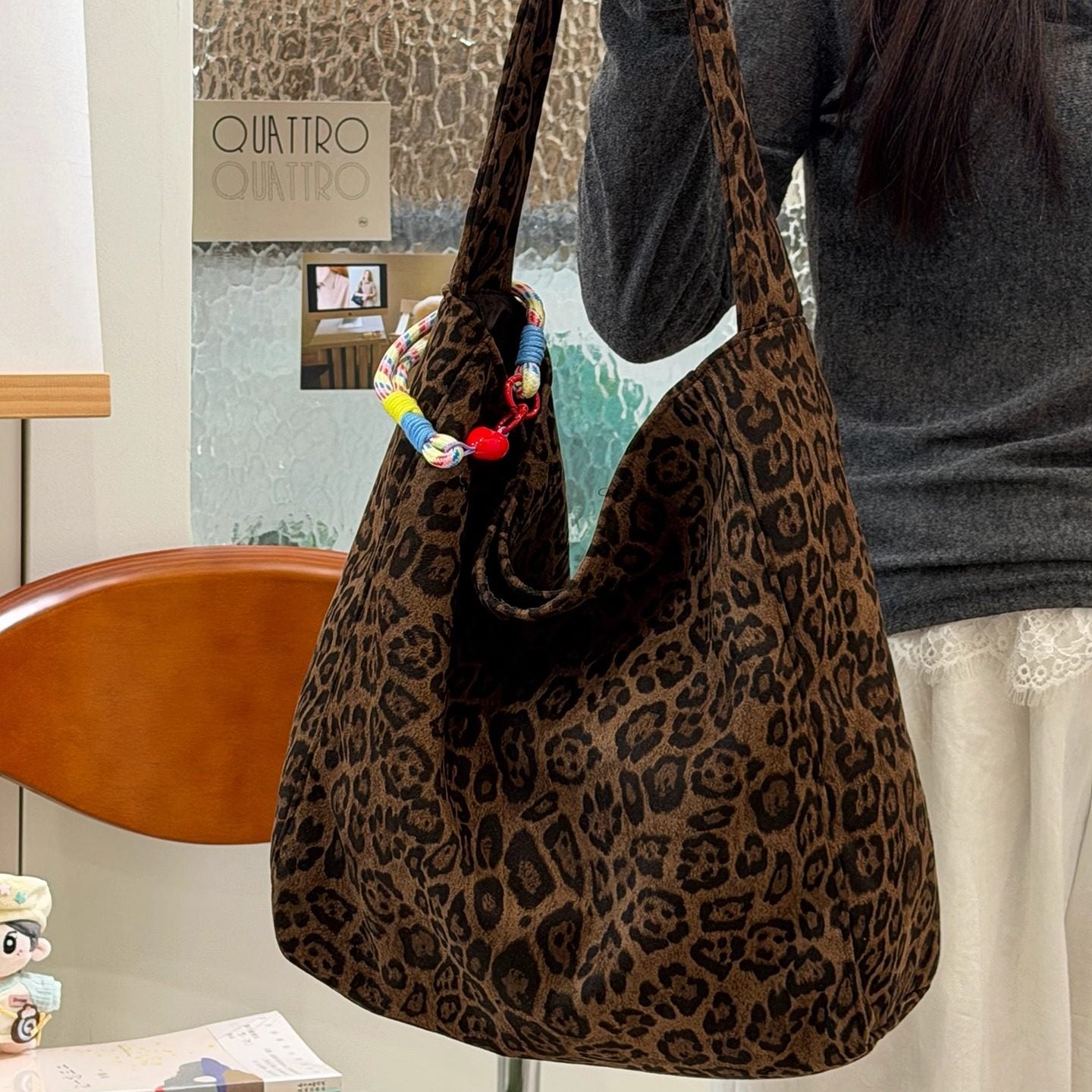 レオパード　ショルダーバッグ