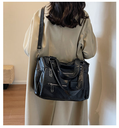 2WAY PUレザーショルダーバッグ