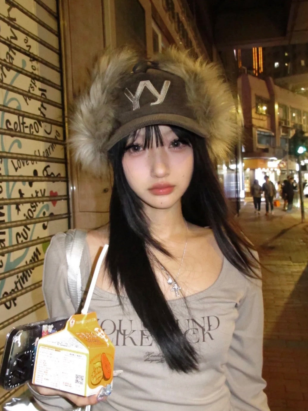 ファーイヤーフラップキャップ