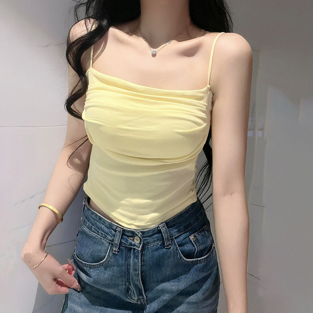 ドレープキャミソールトップス