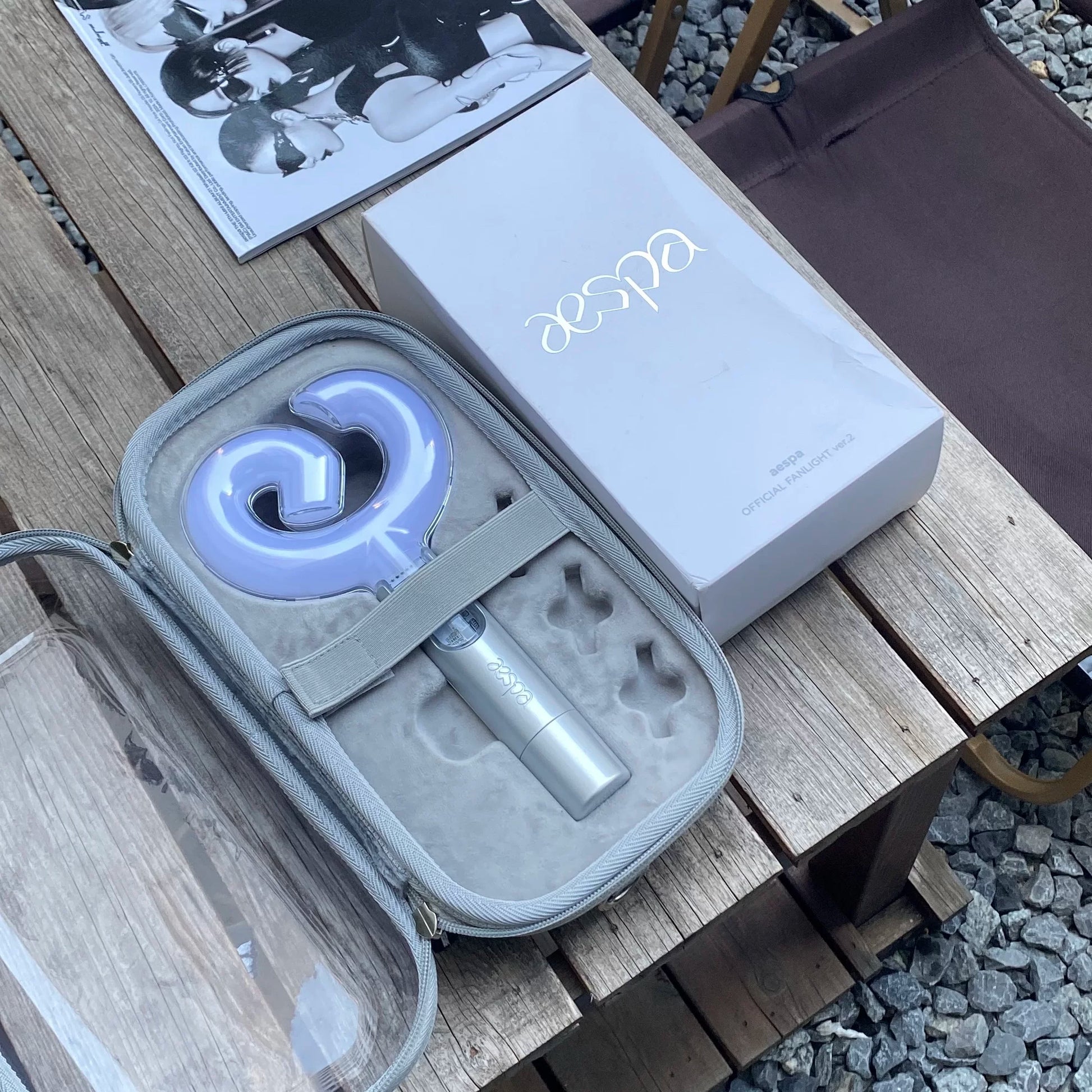 クリアペンライトケースバッグ【aespa ver.2】