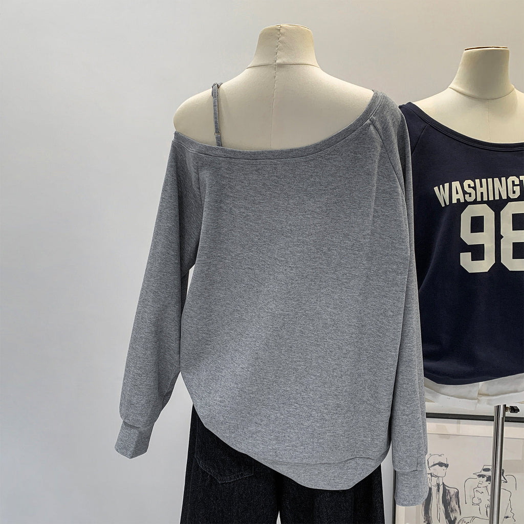 ナンバリング ワンショルスウェット