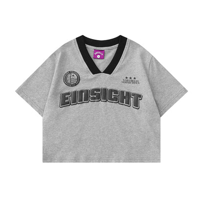 フットボールVネックTシャツ ENJ762