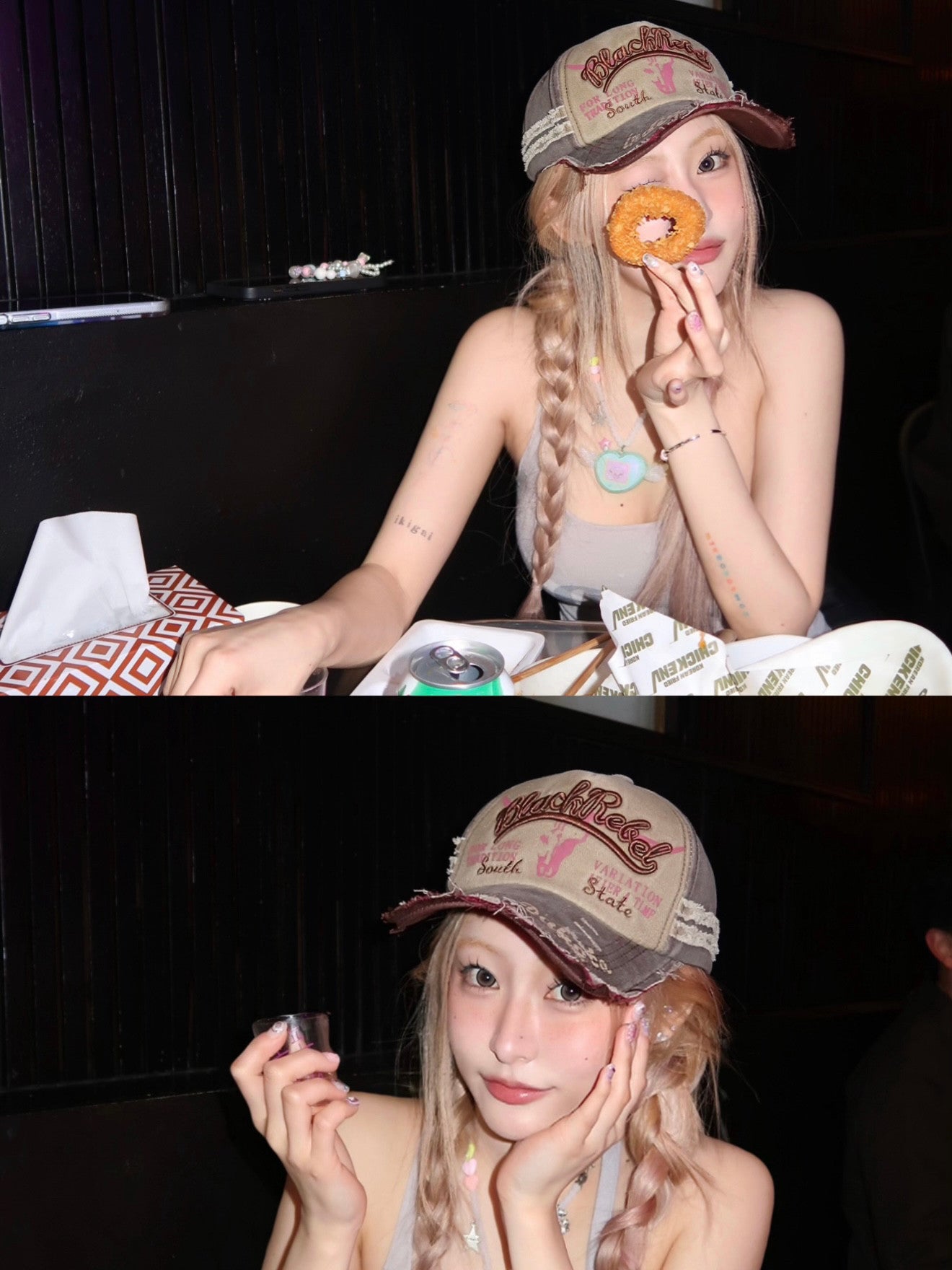 Y2Kロゴヴィンテージキャップ