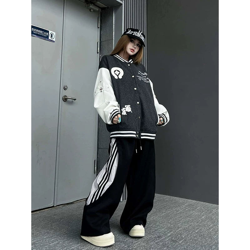 レイヤースポーティーサイドラインパンツ