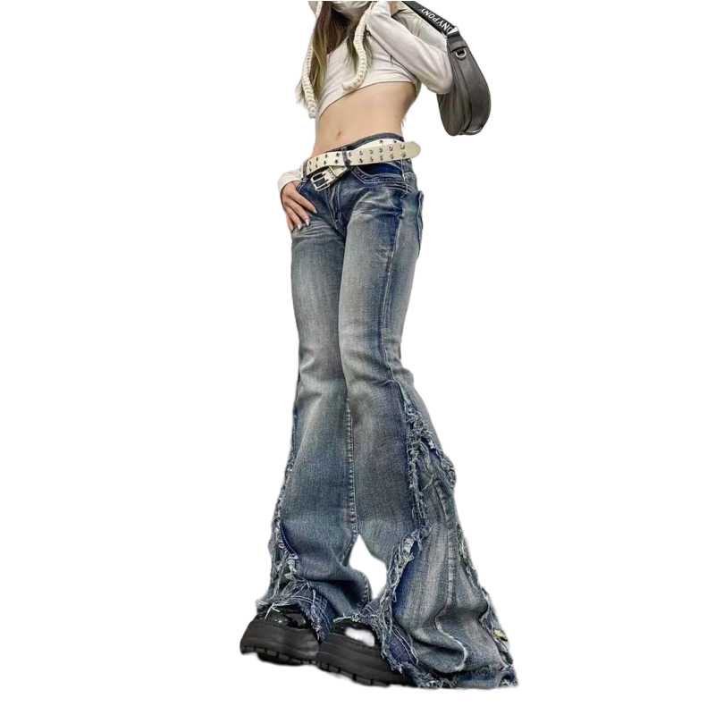 グランジフレア ダメージレイヤードフレアデニム