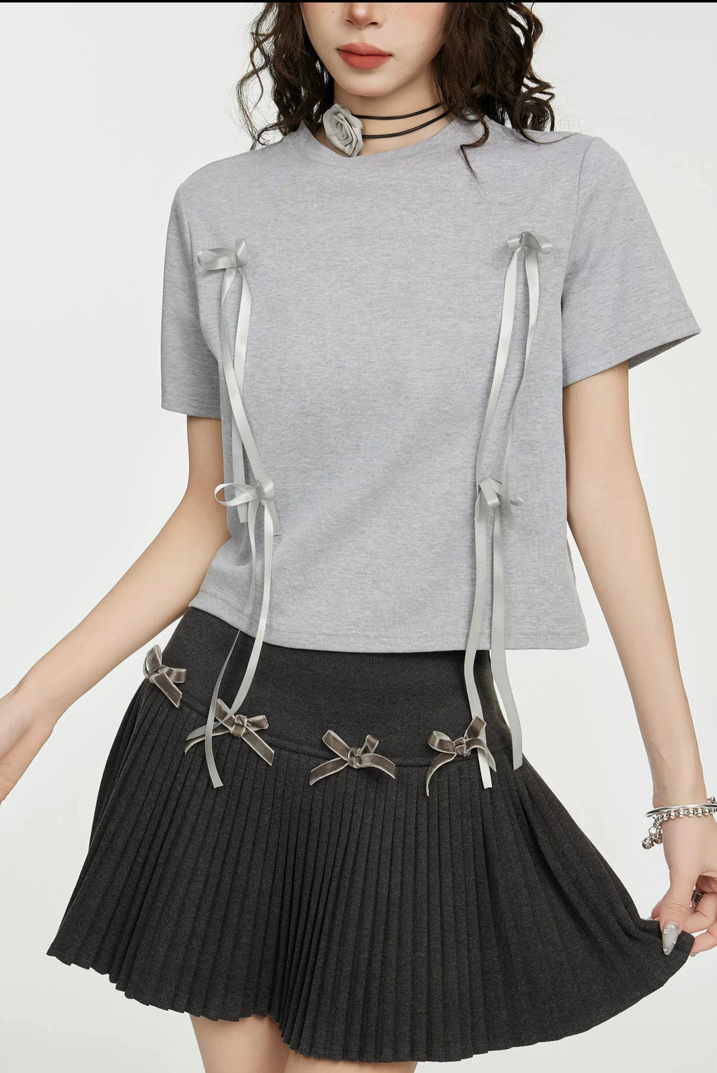 シルバーリボンTシャツ
