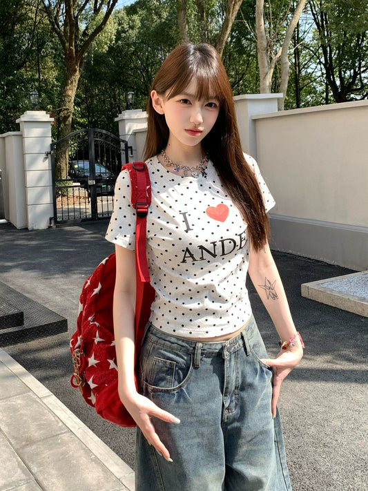 ドットアイラブTシャツ