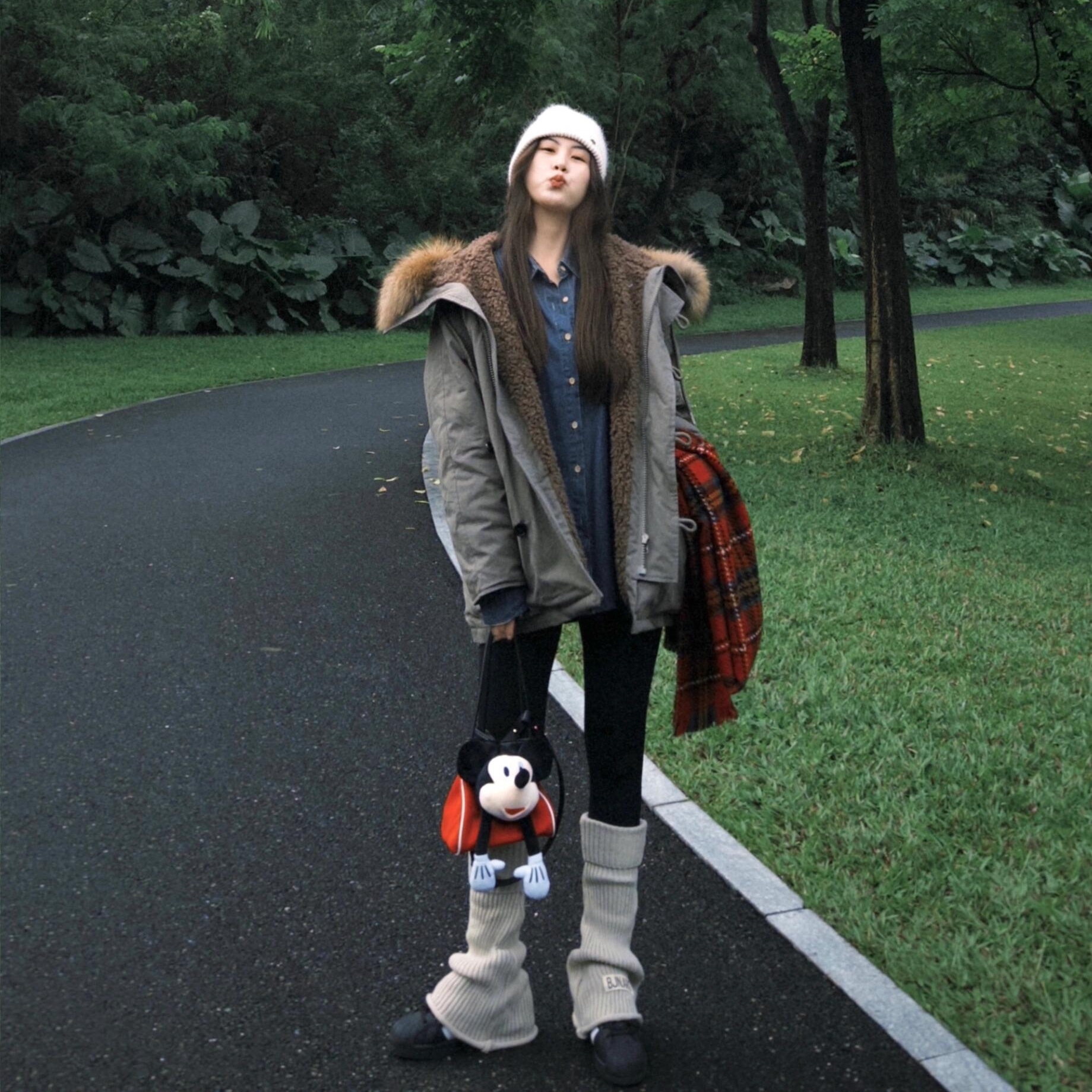 ファーフードミリタリーモッズコート