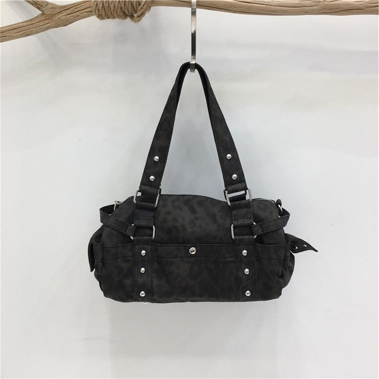 レオパードミニボストンバッグ