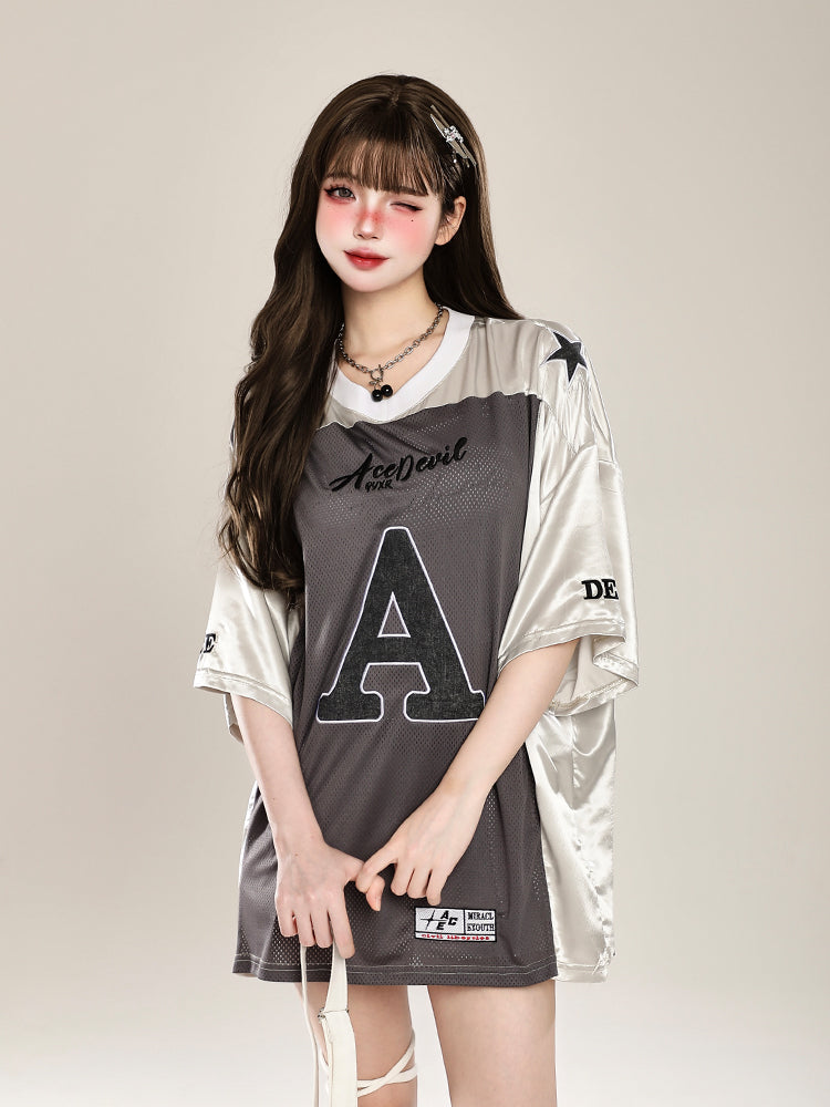 AロゴメッシュユニフォームTシャツ