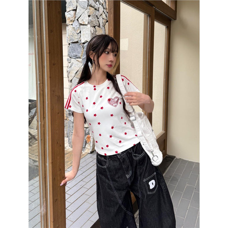 スタープリントコンパクトTシャツ