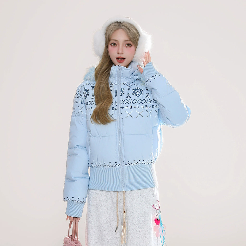 ノルディックショートダウンジャケット