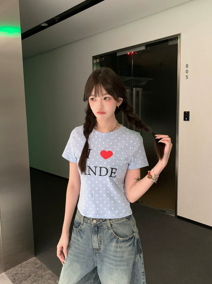 ドットアイラブTシャツ