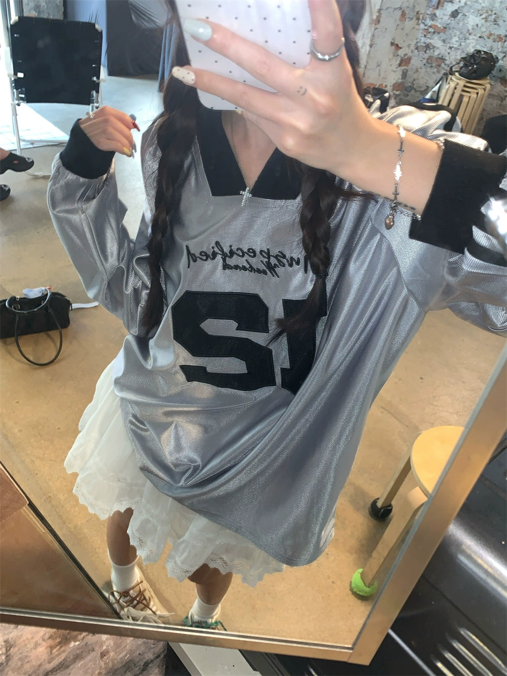 ロングスリーブフットボールTシャツ KOR30