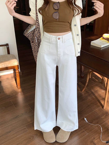 ストレートレッグデニムパンツ