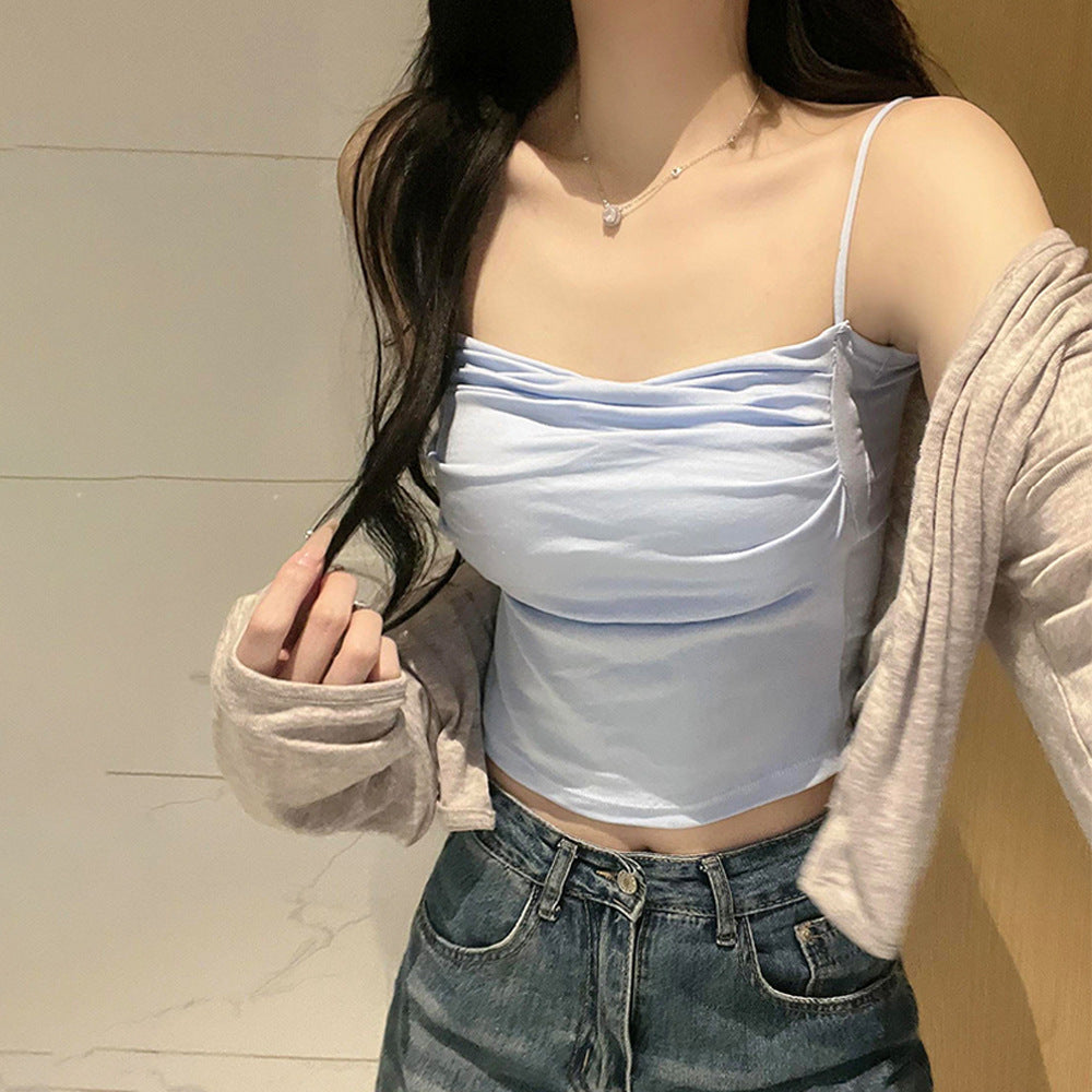 ドレープキャミソールトップス