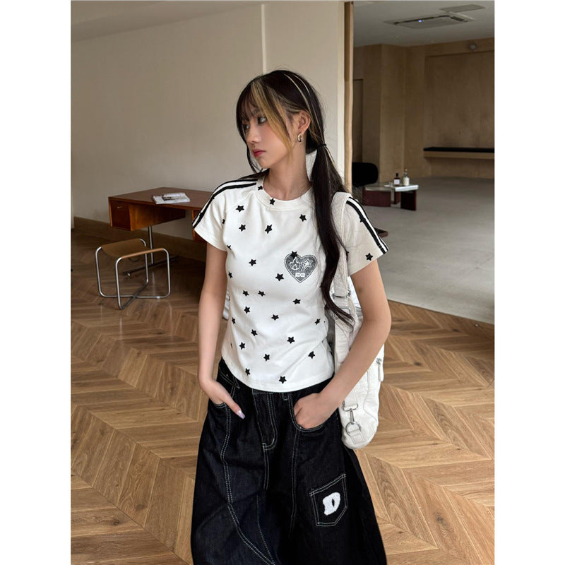 スタープリントコンパクトTシャツ
