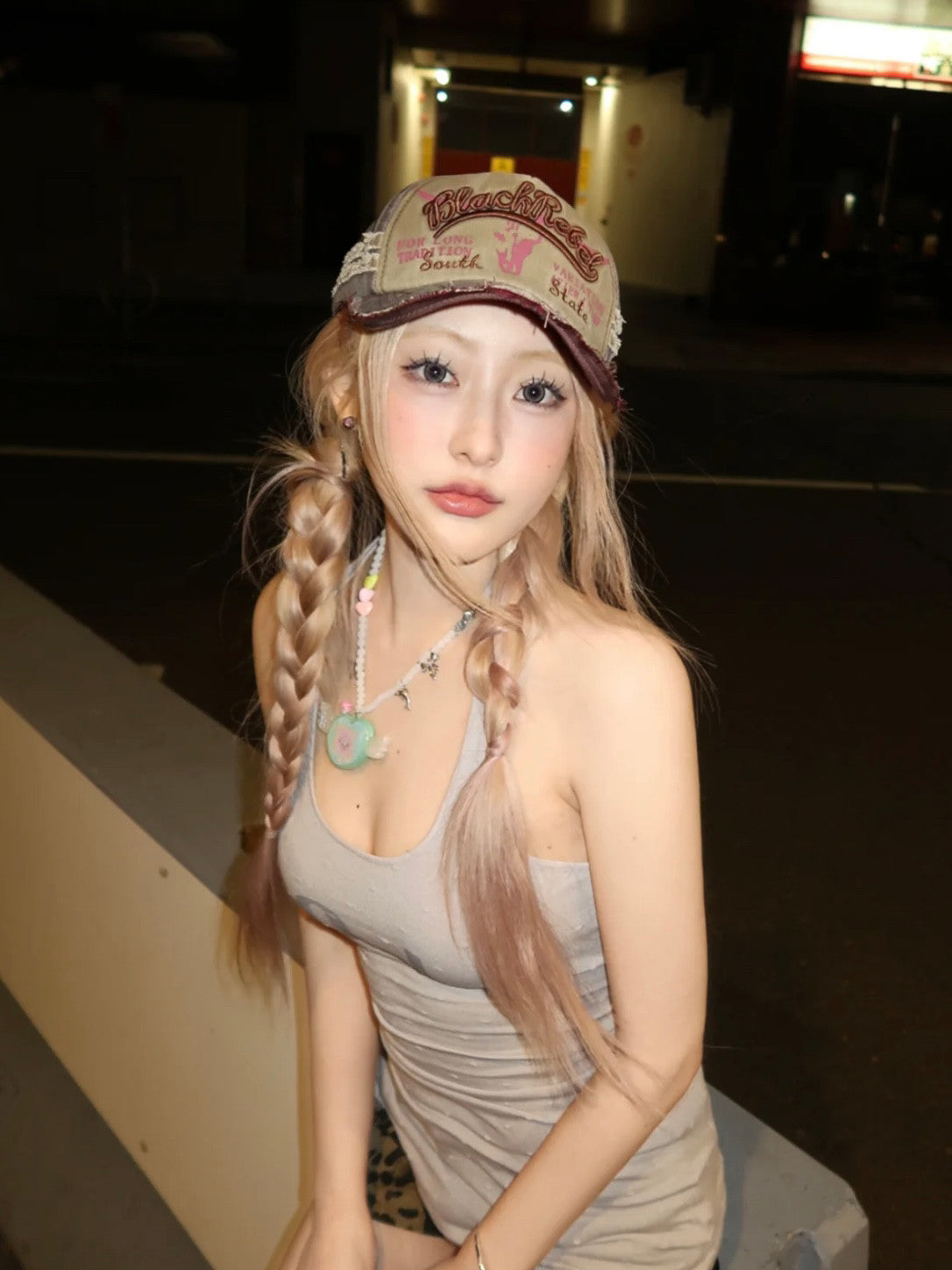 Y2Kロゴヴィンテージキャップ