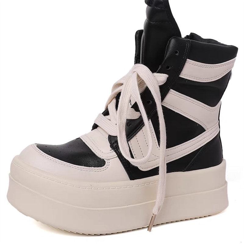 ボリュームソール ハイカットスニーカー