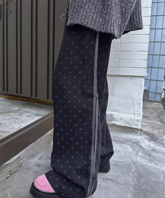 サイドラインドットスウェットパンツ