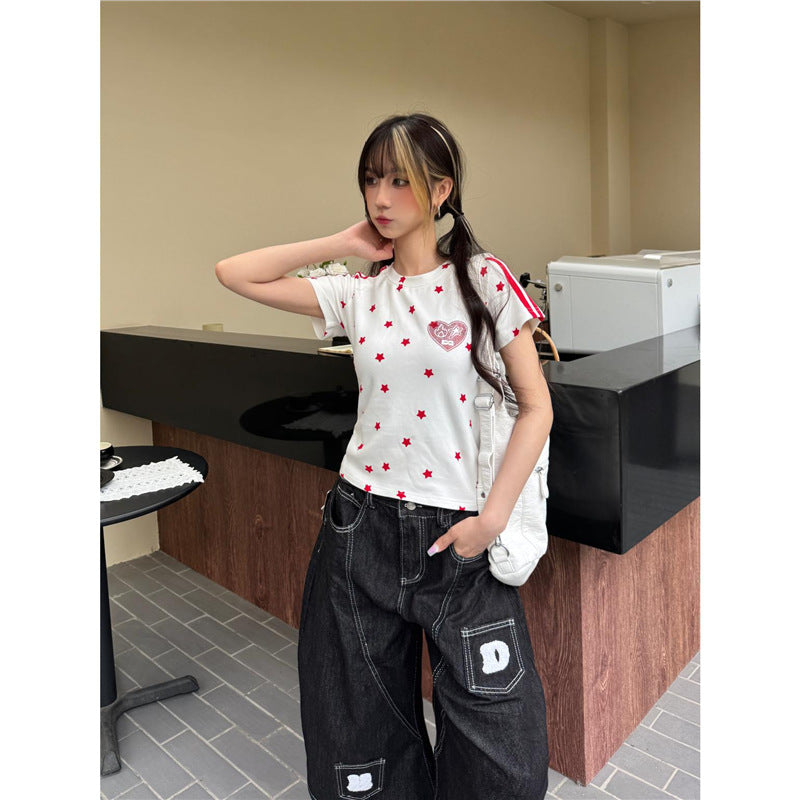 スタープリントコンパクトTシャツ
