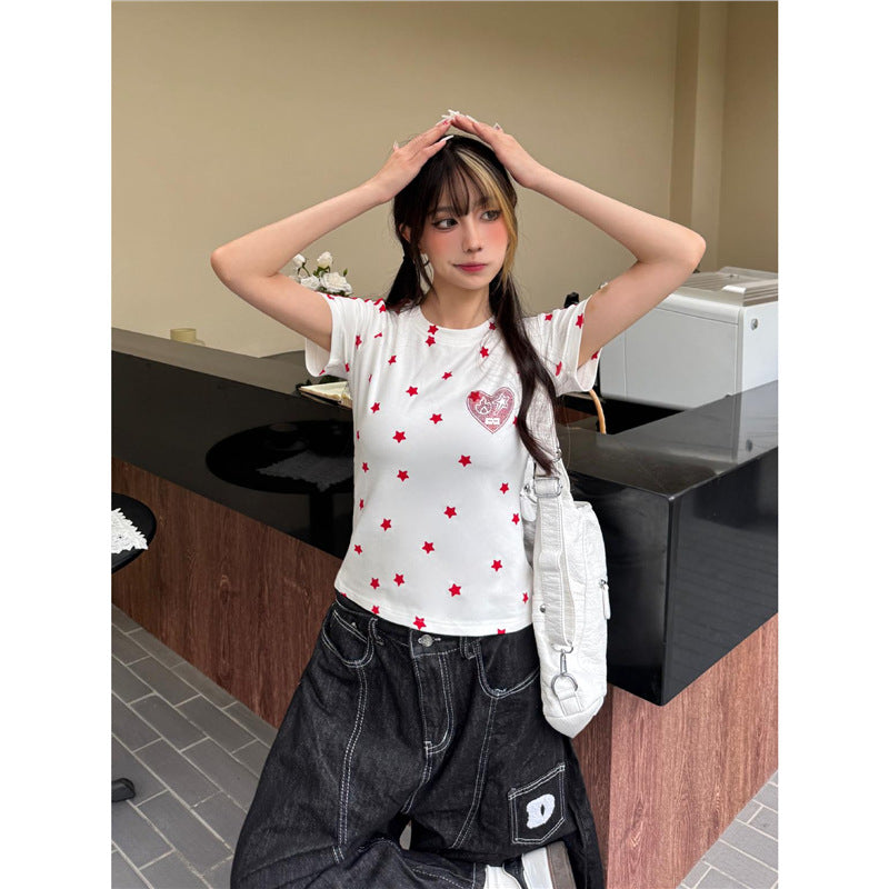 スタープリントコンパクトTシャツ
