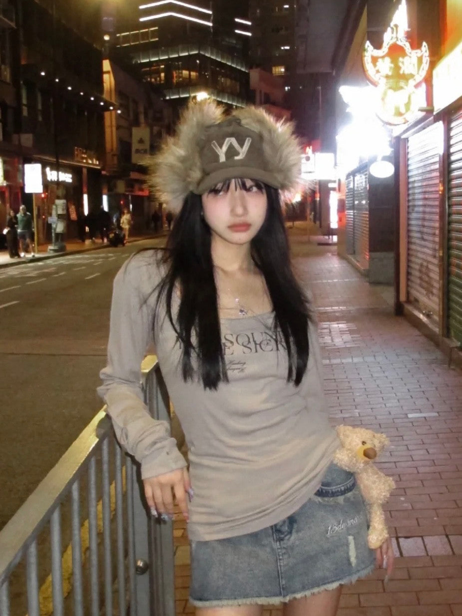 ファーイヤーフラップキャップ